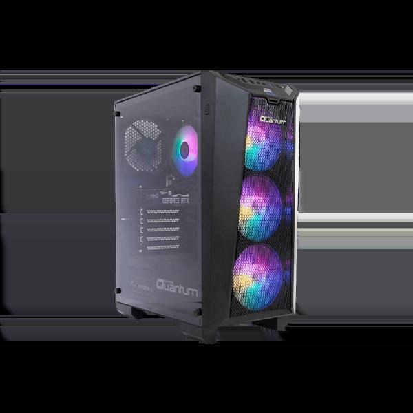 QUANTUM GAMING RYZEN 5600X-16GB RAM-512GB NVME-12GB RTX4070-FDOS GAMING PC
