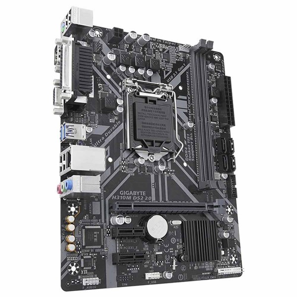GIGABYTE H310M-DS2 DDR4 PCIe 16X v3.0 1151p v2 mATX