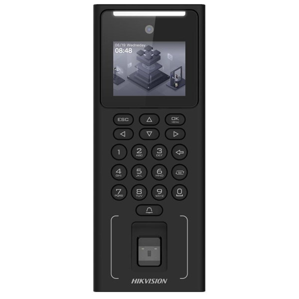 HIKVISION DS-K1T321MFWX Yüz Tanıma Ve Parmak İzi Kontrol Terminali