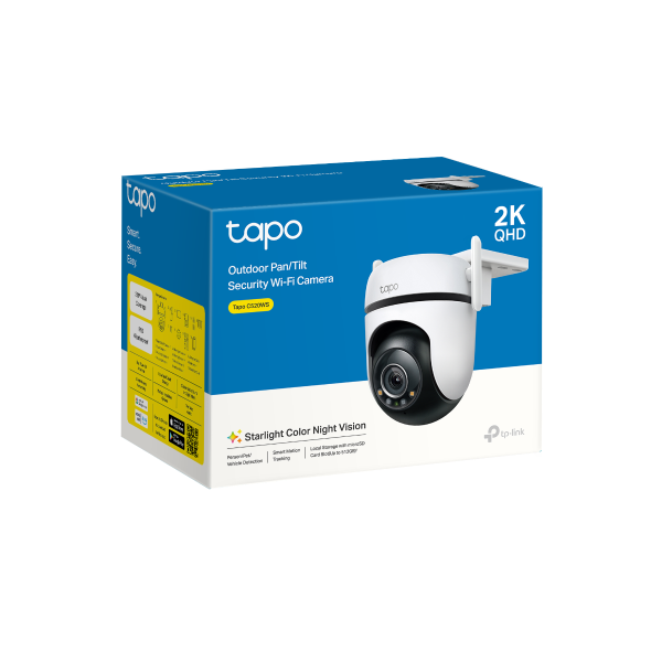 TP-Link Tapo C520WS 2K QHD Gece Görüşlü 512GB Micro SD Destekli Wi-Fi Kamera